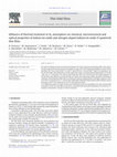 Research paper thumbnail of Influence of thermal treatment in N2 atmosphere on chemical, microstructural and optical properties of indium tin oxide and nitrogen doped indium tin oxide rf-sputtered thin films