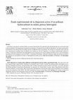 Research paper thumbnail of Étude Expérimentale De La Dispersion Active D'Un Polluant Hydrocarboné en Milieu Poreux Hétérogène