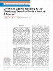 Research paper thumbnail of Defending against flooding-based distributed denial-of-service attacks: a tutorial