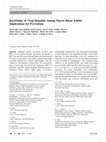 Research paper thumbnail of Knowledge of Viral Hepatitis Among Puerto Rican Adults: Implications for Prevention