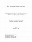 Research paper thumbnail of ACCEPTABILITY, FEASIBILITY, QUALITY, EFFECT, AND SUSTAINABILITY OF A "PD-PLUS" APPROACH FOR IMPROVING NEWBORN, CHILD, AND MATERNAL CARE IN QUANG TRI PROVINCE, VIETNAM