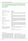 Research paper thumbnail of Risal A, Tharoor H. A Cross-Sectional Comparison of Drinking Patterns, Alcohol Use and Related Medical Morbidities in a Secondary Versus Tertiary Setting. Kathmandu Univ Med J 2013;42(2):152-157