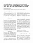 Research paper thumbnail of Viscometric studies of poly(N-vinyl-2-pyrrolidone) in water and in water and 0.01% bovine serum albumin at 283.15, 288.15, 293.15, 298.15, 303.15, 308.15, and 313.15 K