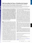 Research paper thumbnail of DNA barcoding the floras of biodiversity hotspots