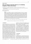 Research paper thumbnail of Silver Ion-Selective Electrodes Based on π-Coordinating Ionophores Without Heteroatoms