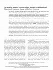 Research paper thumbnail of The Risk for Impaired Learning-related Abilities in Childhood and Educational Attainment Among Adults Born Near-term