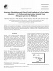 Research paper thumbnail of Structure Elucidation and Chiral-Total Synthesis of a New Indole Alkaloid, (−)-9-Methoxymitralactonine, Isolated from Mitragyna speciosa in Malaysia