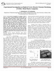 Research paper thumbnail of Experimental Investigations on Depth of Cut in Abrasive Waterjet Machining of Al/B 4 C Metal Matrix Composites