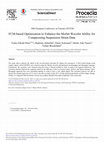 Research paper thumbnail of FCM-based Optimisation to Enhance the Morlet Wavelet Ability for Compressing Suspension Strain Data