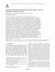 Research paper thumbnail of Anomalous sulfur isotope compositions of volcanic sulfate over the last millennium in Antarctic ice cores