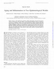 Research paper thumbnail of Aging and Inflammation in Two Epidemiological Worlds