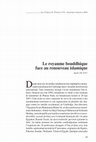 Research paper thumbnail of Le royaume bouddhique face au renouveau islamique