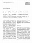 Research paper thumbnail of An automated biochemical assay for haptoglobin: Prevention of interference from albumin