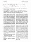 Research paper thumbnail of Trefoil Factor 3 Stimulates Human and Rodent Pancreatic Islet β-Cell Replication with Retention of Function