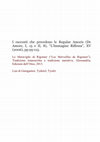 Research paper thumbnail of Le Meraviglie di Rigomer (“Les Merveilles de Rigomer”). Tradizione manoscritta e tradizione narrativa, Alessandria, Edizioni dell'Orso, 2013.