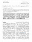 Research paper thumbnail of The estimated number of patients with adult congenital heart defects in Norway