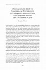 Research paper thumbnail of ”Postal Round Trip to Amsterdam. The private entrepreneurship within the Swedish postal organization in 1716”, Ajalooline Ajakiri – The Estonian Historical Journal no. 3/4 (2009), pp. 493–507.