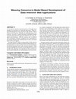 Research paper thumbnail of Weaving Concerns in Model Based Development of Data-Intensive Web Applications