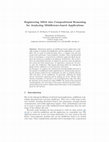 Research paper thumbnail of Engineering MDA into Compositional Reasoning for Analyzing Middleware-Based Applications