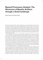 Research paper thumbnail of Rutter, G. P. and G. Philip 2008 Beyond provenance analysis: the movement of basaltic artefacts through a social landscape. In J. Ebeling and Y. Rowan (eds), New Approaches to Old Stones: Recent Studies of Ground Stone Artifacts, 343-358. London: Equinox