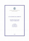 Research paper thumbnail of Significati e ruoli dell’eccezione nello Stato di diritto: anatomia di un dispositivo