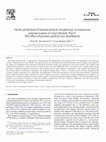 Research paper thumbnail of On the prediction of internal particle morphology in suspension polymerization of vinyl chloride. Part I