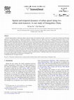 Research paper thumbnail of Spatial and temporal dynamics of urban sprawl along two urban–rural transects: A case study of Guangzhou, China