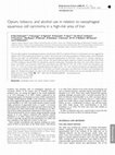 Research paper thumbnail of Opium, tobacco, and alcohol use in relation to oesophageal squamous cell carcinoma in a high-risk area of Iran