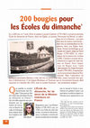 Research paper thumbnail of (2014) Article : 200 Bougies pour les Écoles du dimanche, Servir, mars 2014, p. 30-33.