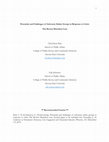 Research paper thumbnail of Potentials and Challenges of Informal, Online Groups in Response to Crisis: The Boston Marathon Case