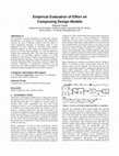 Research paper thumbnail of Empirical evaluation of effort on composing design models