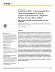 Research paper thumbnail of Anthelmintic Effect of Biocompatible Zinc Oxide Nanoparticles (ZnO NPs) on Gigantocotyle explanatum, a Neglected Parasite of Indian Water Buffalo