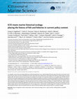 Research paper thumbnail of ICES meets marine historical ecology: placing the history of fish and fisheries in current policy context