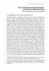 Research paper thumbnail of " Sou um homossexual não praticante " : entrevista com Marcelino Freire