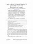 Research paper thumbnail of Monte Carlo study of pathlength distribution of polarized light in turbid media