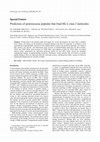 Research paper thumbnail of Prediction of promiscuous peptides that bind HLA class I molecules