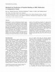 Research paper thumbnail of Methods for Prediction of Peptide Binding to MHC Molecules: A Comparative Study