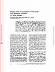 Research paper thumbnail of The Human Milk Contents of Iron, Copper, Zinc, Calcium and Magnesium in a Population with a Habitually High Intake of Iron