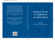 Research paper thumbnail of Literary Forms of Argument in Early China (edited with Joachim Gentz)_paperback SINL123