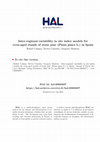 Research paper thumbnail of Inter-regional variability in site index models for even-aged stands of stone pine ( Pinus pinea L.) in Spain