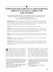 Research paper thumbnail of Stealth monitoring of adherence to topical medication: Adherence is very poor in children with atopic dermatitis