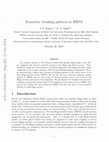 Research paper thumbnail of Symmetry breaking patterns in 3HDM