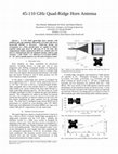 Research paper thumbnail of 45-110 GHz Quad-Ridge Horn Antenna