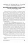 Research paper thumbnail of TÜRKİYE’DE AÇIK HAVA MÜZELERİ “AÇILDI” AÇILIYOR AÇIK HAVA MÜZELERİNE YENİ BİR BAKIŞ