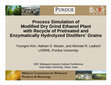 Research paper thumbnail of Process simulation of modified dry grind ethanol plant with recycle of pretreated and enzymatically hydrolyzed distillers’ grains