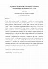 Research paper thumbnail of El problema del desarrollo y las misiones económicas internacionales en Colombia, 1949 – 1958