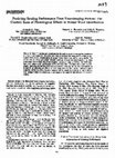 Research paper thumbnail of Predicting reading performance from neuroimaging profiles: The cerebral basis of phonological effects in printed word identification