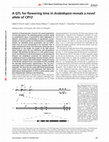 Research paper thumbnail of A QTL for flowering time in Arabidopsis reveals a novel allele of CRY2