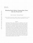 Research paper thumbnail of Hunting Dark Matter Gamma-Ray Lines with the Fermi LAT