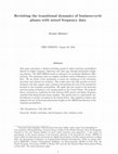 Research paper thumbnail of Revisiting the transitional dynamics of business-cycle phases with mixed frequency data